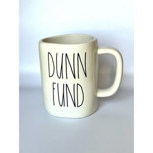 New RAE DUNN Artisan Collection LL "DUNN FUND" Mug By Magenta‎